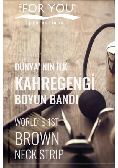 More For You Kraft Barber Boyun Bandı 5'li Paket 100 Adet