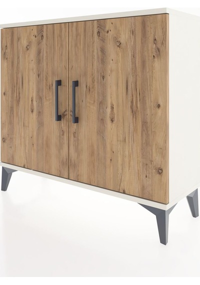 Arges Şifonyer Tek Raflı 2 Kapaklı 88x30x80 Aytaşı-çam Aytaşı