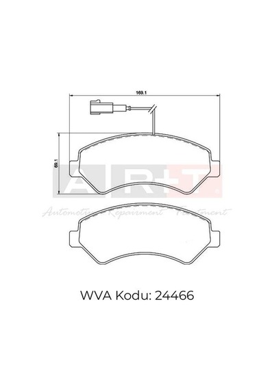 Art Ön - İkaz Kablolu Balata Fıat Ducato 250 11- Peugeot Boxe