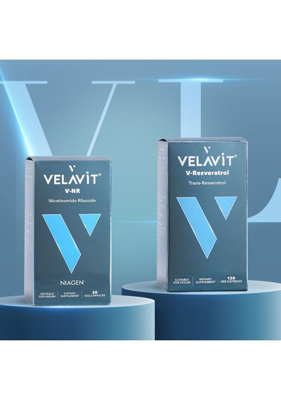 Velavit Longevity Serisi V-NR 30 Kapsül + V-Resveratrol 120 Kapsül﻿