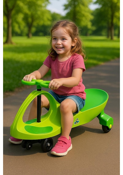 Swing Car Karınca Kaykay Yeşil