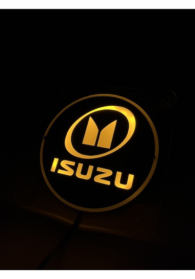 Ahmet Otomotiv Isuzu Cam Önü Logo Tabela 12volt Sarı Renk