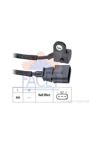 Seat Ibiza 2002-2009 Arası 1.9 Tdı Facet Marka Eksantrik Devir Sensörü
