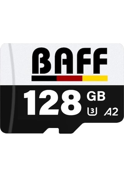 Baff Microsd 128gb Uhs-ı U3 A2 V30 Hafıza Kartı