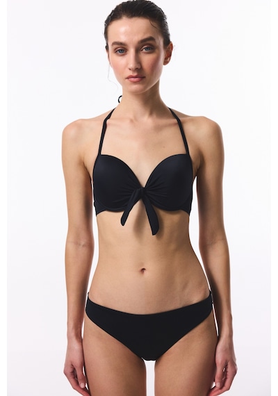 Penti Siyah Slip Orta Bel Bikini Altı