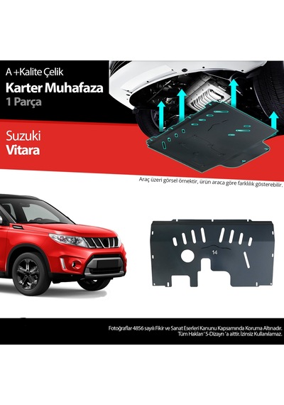 Suzuki Vitara Çelik Karter Muhafaza 2019 2020 2021 2022 2023 2024 2025
