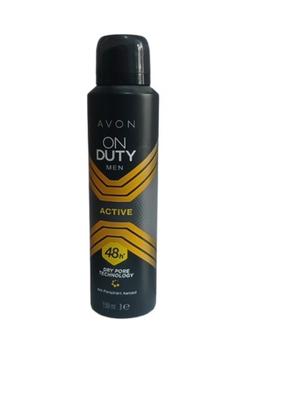 Avon On Duty Active 48H Erkek Sprey Deodorant 150 ML