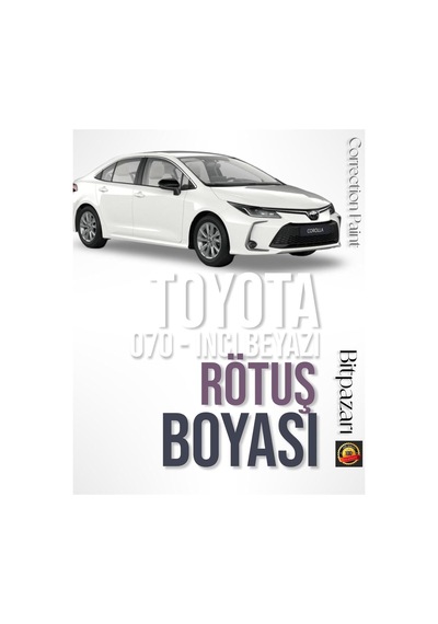 Corolla Uyumlu Rötuş Boyası 070 İnci Beyaz, Toy070-corolla-2