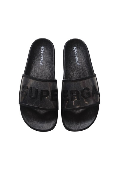 Superga 1908 Slides Clear İdentity Unisex Siyah Terlik Siyah-22