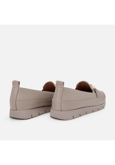 Hotiç Hakiki Deri Vizon Kadın Tokalı Loafer 01ayh306720a450 Vizon-taupe Vizon