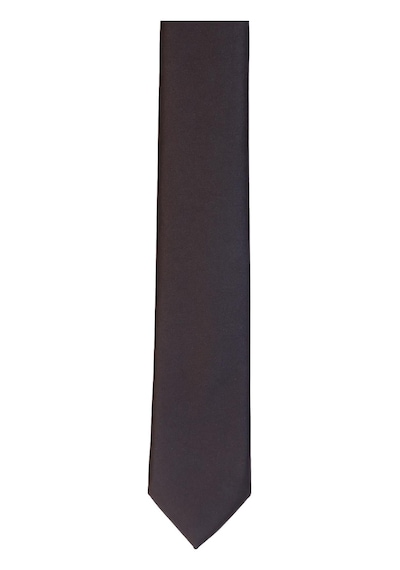 Morven Erkek Siyah Basic Düz Mikrofiber Kravat 26mc008001001 Siyah