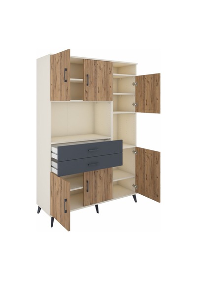 Hyperion Dolap 9 Raflı 2 Çekmeceli 6 Kapaklı 132x44x195 Aytaşı-çam/antrasit Atlas Çam/antrasıt Hyperion Dolap 9 Raflı 2 Çekmeceli 6 Kapaklı 132x44x195 Aytaşı-çam/antrasit Atlas Çam/antrasıt