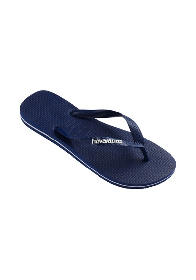 Havaianas Logo Filete Unisex Lacivert Terlik 4108555-0306 Beyaz - Lacivert