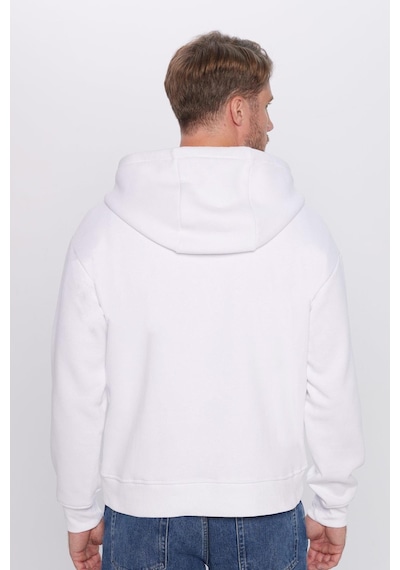 Tudors Unisex Oversize Geniş Kesim Pamuklu Yumuşak Dokulu İçi Polarlı Basic Beyaz Kapüşonlu Sweatshirt-29401 Beyaz Tudors Unisex Oversize Geniş Kesim Pamuklu Yumuşak Dokulu İçi Polarlı Basic Beyaz Kapüşonlu Sweatshirt-29401 Beyaz