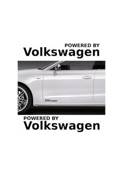 Volkwagen Yapıştırma Marşpiyel Yazısı Sticker 2 Adet (336231314)