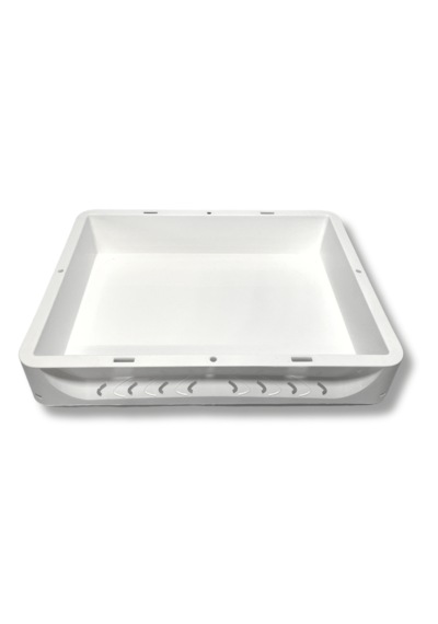 Alpbx Gıdaya Uygun Beyaz Hamur Pasası 40x30x7.5 CM - 7 L