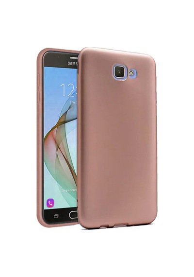 Samsung Galaxy Uyumlu J7 Prime Arka Kapak Silikon Kılıf + Temperli Cam Ekran Koruyucu