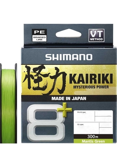 Shimano 24 Kairiki 8+ Plus 300m Mantis Green Örgü Misina 0,06 Mm - 4,8 Kg