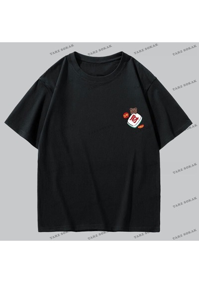 Noıssey Y2k Unisex Harajuka Anime Retro Kawai Kuromi T-shirt Kod-mavi-etiket: 8373