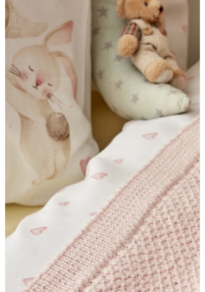 Karaca Home Little Honey Triko Battaniye Pembe 200.22.11.0083
