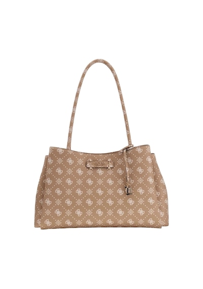Guess Carrie Logo Kadın El Ve Çapraz Çanta Hwgp9898220 Bej
