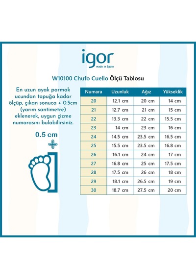 Igor Chufo Cuello Çocuk Lacivert Yağmur Çizmesi W10100-003 Lacivert
