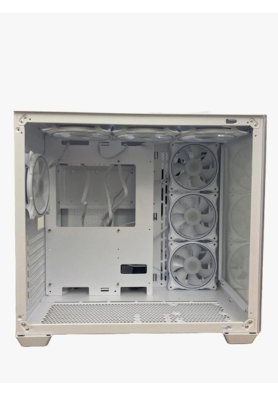 Lıquıd Beyaz 7x120mm Rgb Fanlı Kumandalı Ve Kontrolcülü Atx Oyuncu Bilgisayar Kasası