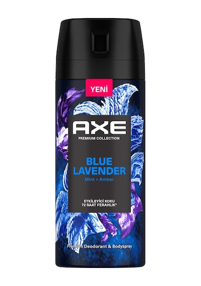 Axe Blue Lavender Deodorant Sprey 150 Ml - Premium Collection 72 Saat Koruma 8'li Avantaj Paket Tarı