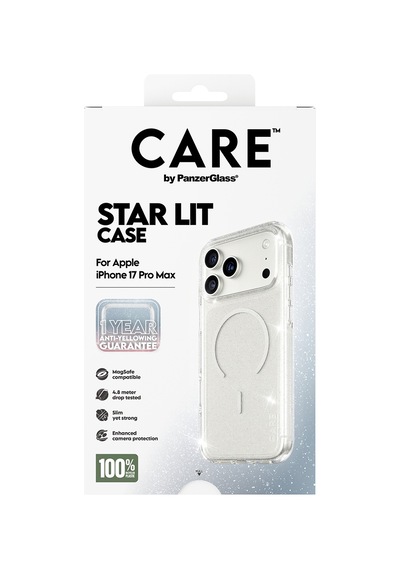 Care By Panzerglass Flagship Apple Uyumlu iPhone 17 Pro Max Urban Explorer Star Lit Beyaz Magsafe Kılıf