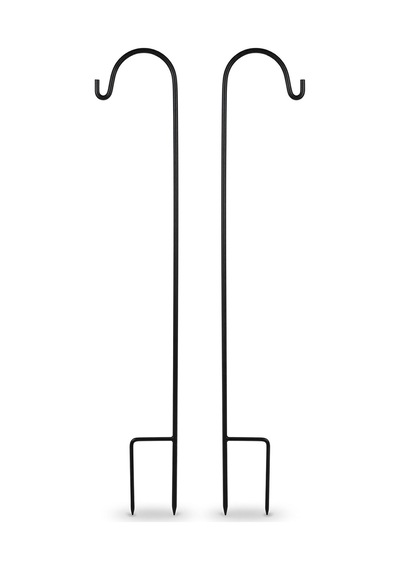 Çelik Bahçe Kazığı 160 Cm 2'li Set Siyah - Çit, Bitki Ve Dekorasyon Direği
