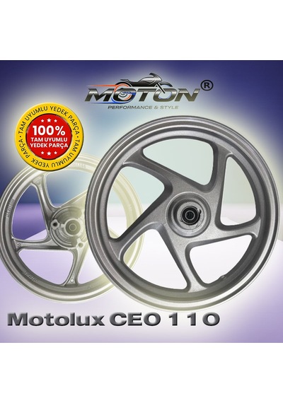 Motolux Ceo 110 Ön Jant 12 İnç Gri
