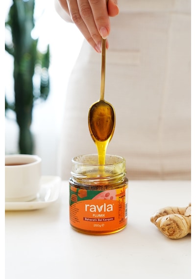 Ravla Flumix Baharatlı Bal Karışımı - 250g