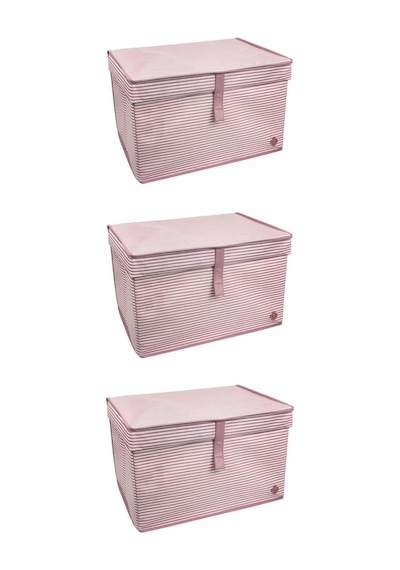 Çok Amaçlı Düzenleyici Kutu Organizer Cırt Cırtlı Hurç Mega Plus Boy 40cm X 30cm X 70cm 5 Adet Lisinya Gri