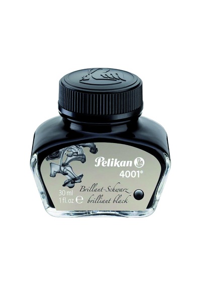 Mürekkep 4001, 30 Ml, Parlak Siyah, 1 Cam Tek Renk
