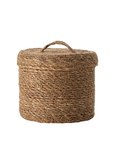 Mudo Home Sımon Kapaklı Düzenleyici Naturel 17x17x15 Kahverengi