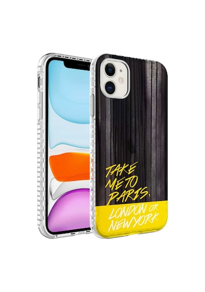 Apple Uyumlu iPhone 11 Kilif Airbag Kenarli Renkli Desenli Elegans Kilif 560258932