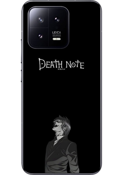 Xiaomi Mi 13 Uyumlu Şeffaf Kılıf Death Note 1 Tasarımlı