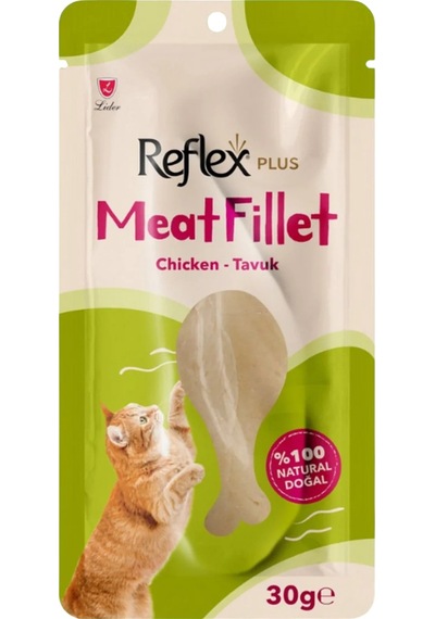 Meat Fillet Tavuk 30 Gr Yetişkin Kediler İçin Tamamlayıcı Ödül Maması