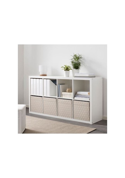 Ikea Dröna Kutu, Bej, 33x38x33 Cm