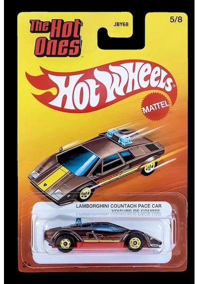 Hot Wheels Hot Ones - Lamborghini Countach Pace Car