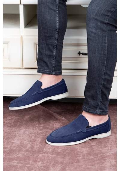 Facile Süet Hakiki Deri Erkek Günlük Ayakkabı Loafer Ayakkabı