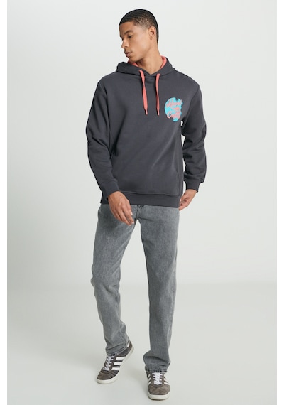 Lee Regular Fit Normal Kesim Kapüşonlu İçi Polarlı Sırt Baskılı Antrasit Sweatshirt Anthracite Lee Regular Fit Normal Kesim Kapüşonlu İçi Polarlı Sırt Baskılı Antrasit Sweatshirt Anthracite