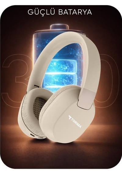 Torima HD50 Bluetooth Kulaklık Kulak Üstü Kablosuz Kulaklık
