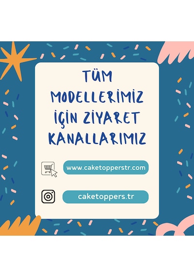 Doksanlar Retro Temalı Doğum Günü Pasta Süsü Seti Retro İsme Özel 3d Pasta Süsü Seti Çocuk