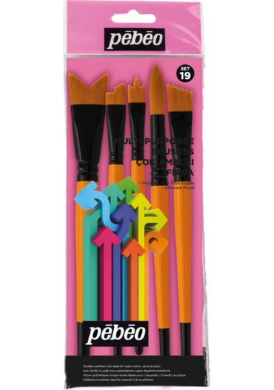 Pebeo 5li Fırça Seti - Set 19