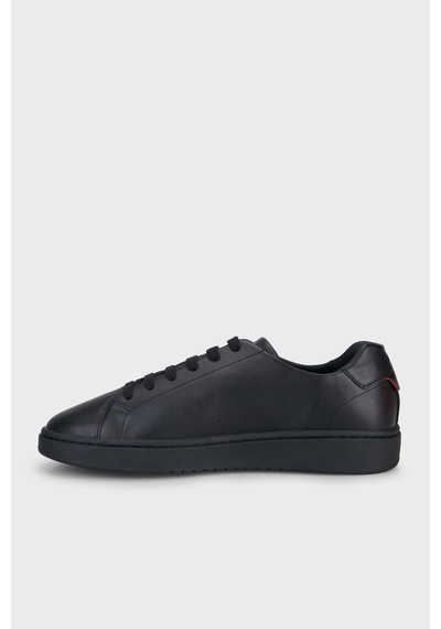 Hugo Deri Logolu Sneaker Ayakkabı Erkek Ayakkabı 50569002 007 Siyah