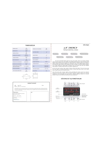 D380 Profesyonel Trifaze Kontrol Cihazı