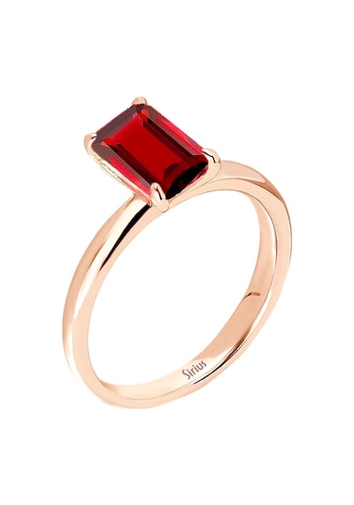 Sirius Oktagon Kesim Garnet Tektaş Yüzük 0831R0022