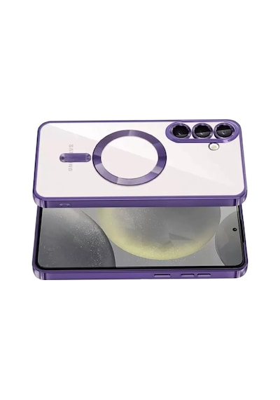 Samsung Galaxy A37 5g Kross Magneticsafe Kapak - Mor Çok Renkli
