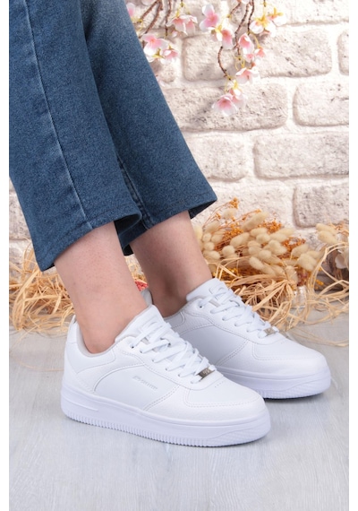 M.p 252 6049 Rahat Hafif Orijinal Ürün Kadın Sneaker Spor Ayakkabı Beyaz